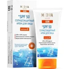  Mediva Крем для лица Sun SPF50 Солнцезащитный 50 мл