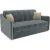 Диван Mebel-Ars аккордеон Давос НПБ 155x200 см / M2-114 5-42 (велюр серо-синий HB-178/26)