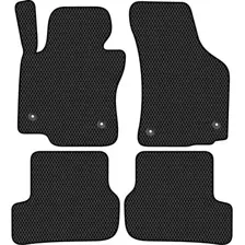 Комплект ковриков для авто Alicosta SEAT Leon (универсал, хэтчбек 5 дв / 5F) 2012 - 2015 (черный, ромб)