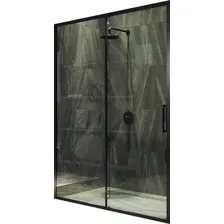Душевая дверь MaybahGlass 195x150 / MGD-1277-6 (бесцветный/черный)