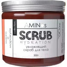 Скраб для тела GcOne Professional Aminos Butter-Scrab Увлажняющий Манго и маракуйя Пенный (300г)