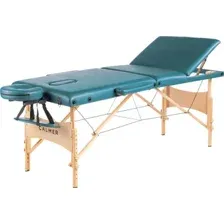 Массажный стол Calmer Bamboo Three 60, бирюзовый