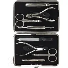 Набор для маникюра Dewal 906BLACK (черный)