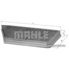 Салонный фильтр Mahle Knecht LAK57