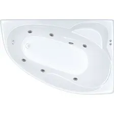 Ванна Triton Николь 160x100 L Базовая Flat (с гидромассажем)
