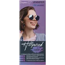 Крем-краска для волос Белита-М Hollywood Color стойкая тон Jennifer №6.3 (темно-каштановый)