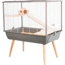 Клетка для грызунов Zolux Neo Silta H58 / 205622GRI (серый)