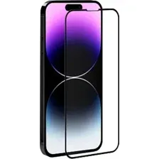 Защитное стекло CASE 3D для Apple iPhone 14 Pro Max (глянец черный)