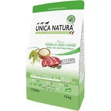 Сухой корм для собак Unica Natura Mono для средних и крупных пород ягненок 12 кг