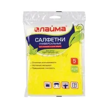 Набор салфеток хозяйственных Laima Вискозные Универсальные Mega / 601562 (5шт)