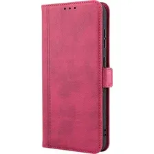 Чехол для телефона Case Book для Redmi 13C 4G/Poco C65/Poco M6 5G с магнитной застежкой (темно-красный)