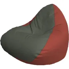 Кресло-мешок Flagman Relax Р2.3-102 (серый/красный)