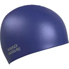Шапочка для плавания Mad Wave Metal (темно-синий)
