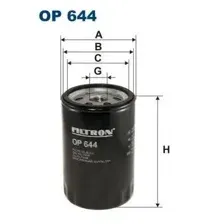 Масляный фильтр Filtron OP644
