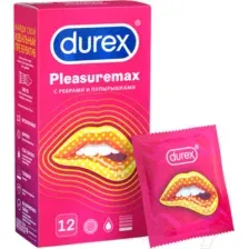 Презервативы Durex Pleasuremax №12 (12шт)