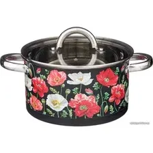 Кастрюля Agness Маки 916-307