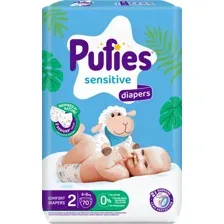 Подгузники Pufies Sensitive Mini 4-8 кг (70 шт)