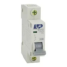Выключатель автоматический ETP ВА 47-63 1P 20А (С)