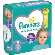 Подгузники Pampers Active Baby-Dry Junior 11-16кг (36 шт)