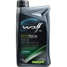 Моторное масло Wolf EcoTech 5W-20 SP/RC D1-3 1л