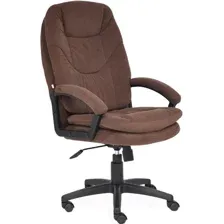 Офисное кресло TetChair Комфорт ЛТ (флок, коричневый)
