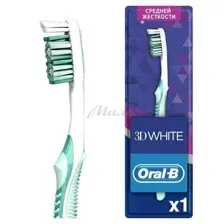 Щетка зубная ORAL-B 3D White Whitening 40, средняя жесткость