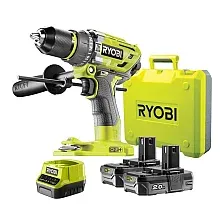 Аккумуляторная дрель-шуруповерт Ryobi R18PD7-220B ONE + (5133004295)