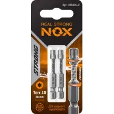 Набор бит Nox Strong Torsion E6.3 Tx-40-50 / 339405-2 (2шт)