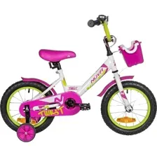 Детский велосипед Novatrack Twist 14 / 141TWIST.WT5 (белый, разобранный, в коробке)