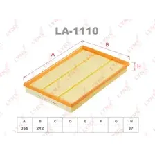 Воздушный фильтр LYNXAUTO LA-1110