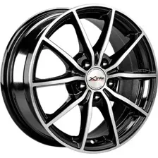 Литые диски X'trike X-111M 15x6.5" 5x108мм DIA 63.35мм ET 43мм BK/FP