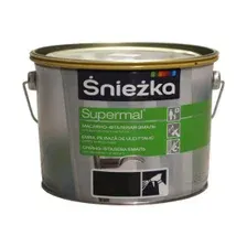 Эмаль масляно-фталевая "SNIEZKA" SUPERMAL белая (RAL 9003) GL,  2,5 л