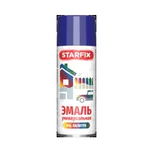 Краска-эмаль аэрозольная универсальная чернильный 5022 STARFIX 520 мл (SM-99050-1)