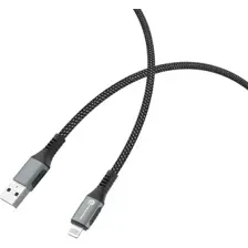 Кабель Atomic 30.395 USB Type-A - Lightning (1.2 м, черный)