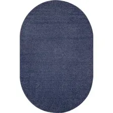 Ковер для жилой комнаты Merinos Lana T600-OVAL-LIGHT BLUE (2x4)