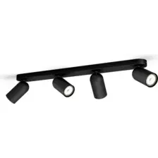 Спот Philips Pongee Bar/Tube Black 4xNW 230V 915005531601