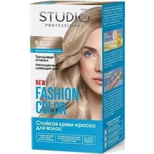 Крем-краска для волос Studio Professional Fashion Color 9.1 (пепельный светло-русый)