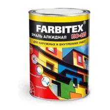 Эмаль алкидная ПФ-115 FARBITEX графит 7024,  1,8 кг
