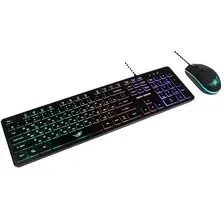 Комплект игровой клавиатура и мышь DIALOG KMGK-1707U Gan-Kata Black