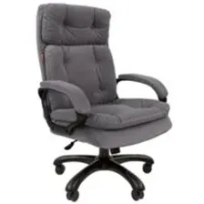 Кресло офисное Chairman 442 (Т-55 серый/черный пластик)