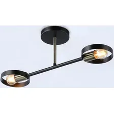 Люстра средней высоты Ambrella light Traditional TR8225/2 BK/SB (черный/бронза)