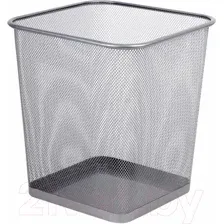 Корзина для бумаг Brauberg Germanium / 237976 (серебристый)