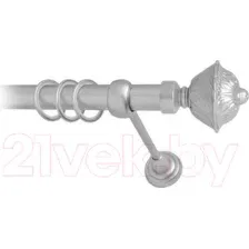 Карниз для штор Lm Decor Империя 168 1р гладкий 25мм (сатин, 3.6м)