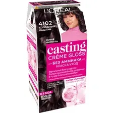 Крем-краска для волос L'Oreal Casting Creme Gloss 4102 холодный каштан