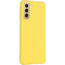 Чехол-накладка Case Matte Lux для Galaxy S21 FE (желтый)