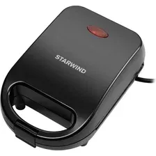Сэндвичница StarWind SSW2142 (черный)