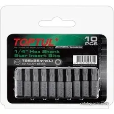 Набор бит Toptul FSEA1220G (10 предметов)