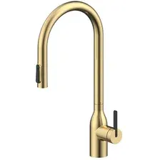 Смеситель Paulmark Iniversal Un213880-LG (золото/светлое брашированное золото)