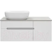 Misty Тумба под умывальник Роял 100 П-Роя-01100-011П2Я (подвесная, белый)