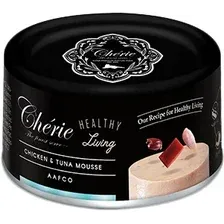 Мусс Pettric для кошек из курицы и тунца, Cherie-Healthy Living, 80 г